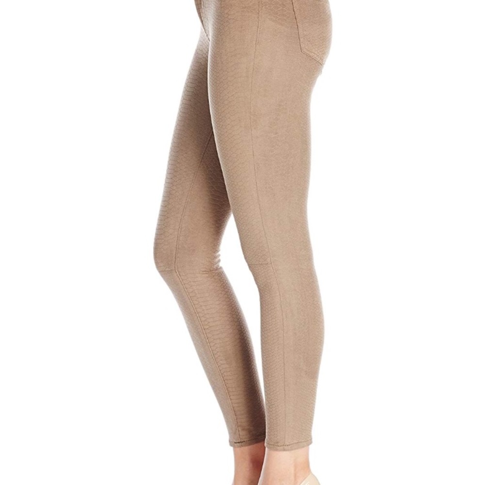 Sale! 7ForAllMankind Faux Suede Pant Mocha Snakskn